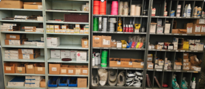 Tool room after